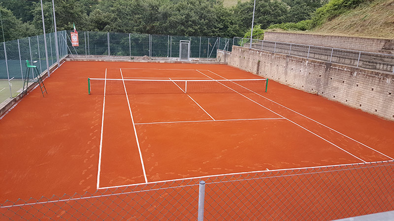 instant green costruzione campi da tennis interra battuta dopo